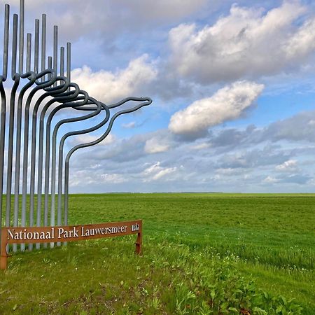 4 Pers Holiday Home Hilla With Winter Garden In Front Of The Dike Directly On The Lauwersmeer Anjum 外观 照片