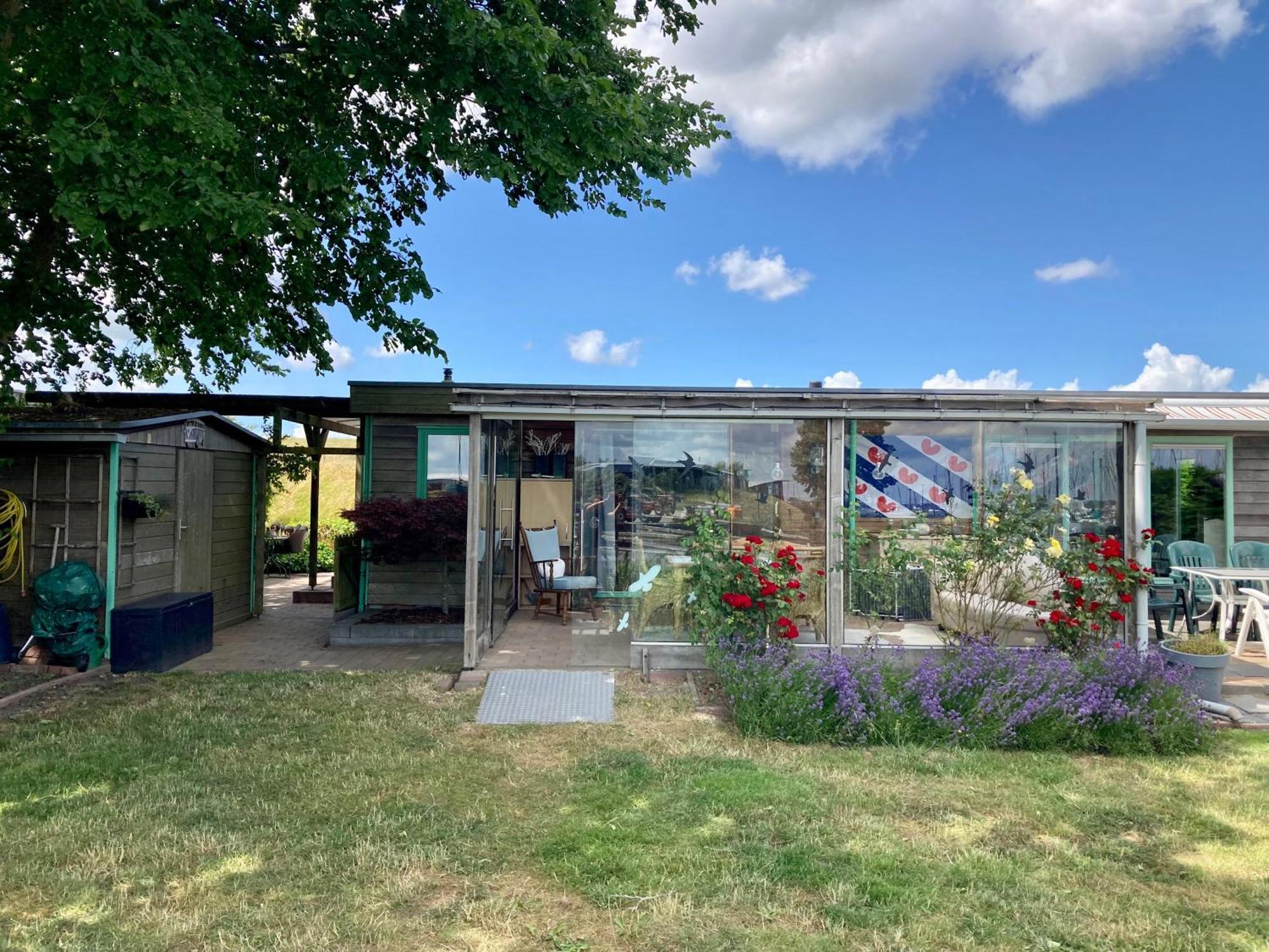 4 Pers Holiday Home Hilla With Winter Garden In Front Of The Dike Directly On The Lauwersmeer Anjum 外观 照片