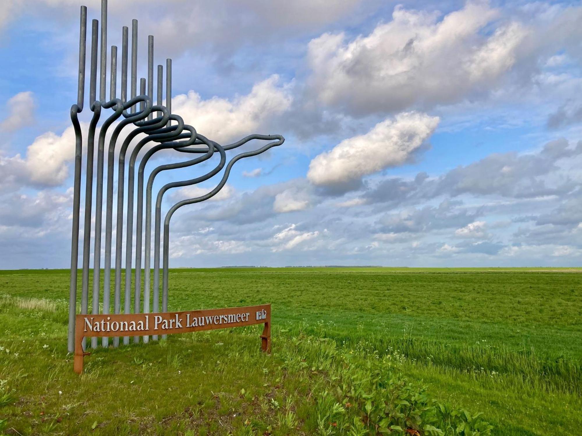 4 Pers Holiday Home Hilla With Winter Garden In Front Of The Dike Directly On The Lauwersmeer Anjum 外观 照片