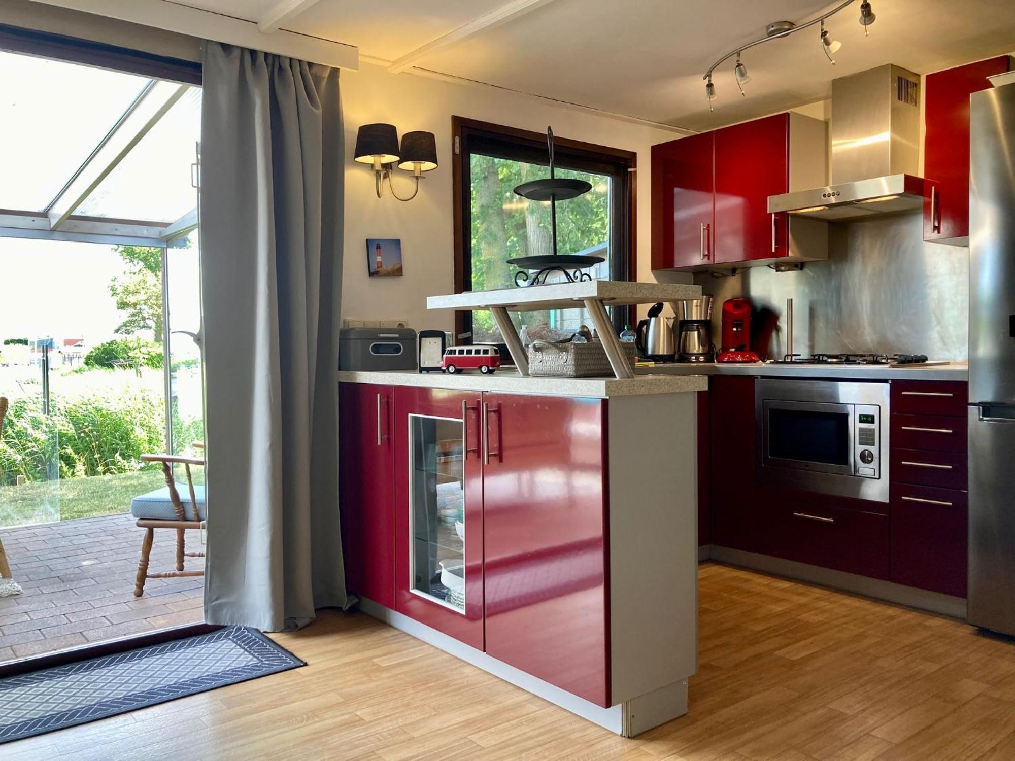 4 Pers Holiday Home Hilla With Winter Garden In Front Of The Dike Directly On The Lauwersmeer Anjum 外观 照片